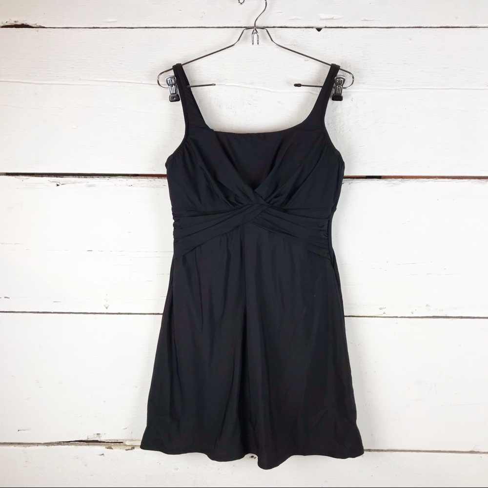 Lands end swim dresskini one piece dress 14 Long - Picture 4 of 6
